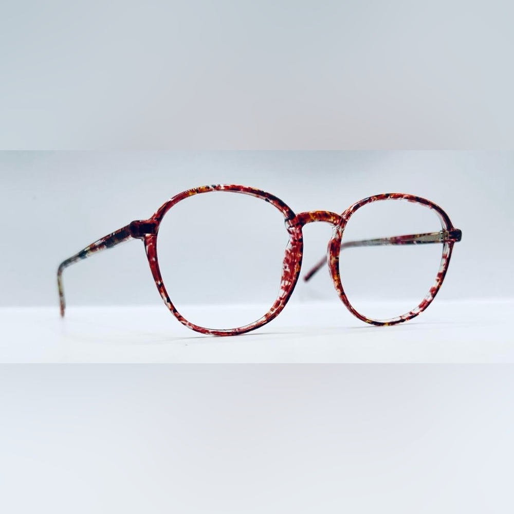 Lenscrafters Coolidge Burgundy Oval Sunglasses Frames Only